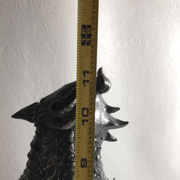 DWK 2019 Fire Dragon Head Figure Gun Metal Black Color - Picture 7 of 8